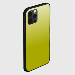 Чехол для iPhone 12 Pro Max Градиент лаймовый, цвет: 3D-черный — фото 2