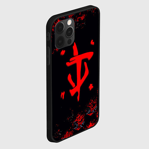Чехол iPhone 12 Pro Max Doom cyberpunk / 3D-Черный – фото 2