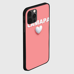 Чехол для iPhone 12 Pro Max Самара сердце, цвет: 3D-черный — фото 2