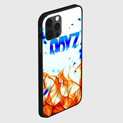 Чехол для iPhone 12 Pro Max Dayz огненное пламя, цвет: 3D-черный — фото 2
