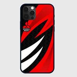 Чехол iPhone 12 Pro Max Митсубиси - красный спорт
