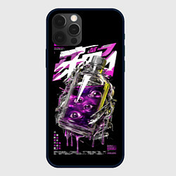 Чехол для iPhone 12 Pro Max Глаза в бутылке, цвет: 3D-черный