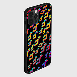 Чехол для iPhone 12 Pro Max JoJo bizarre adventure - glitch, цвет: 3D-черный — фото 2