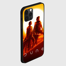 Чехол для iPhone 12 Pro Max Пол Атрейдес и Чани Dune part two, цвет: 3D-черный — фото 2