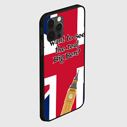 Чехол для iPhone 12 Pro Max Хочешь посмотреть на мой Биг-Бэн, цвет: 3D-черный — фото 2