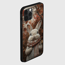 Чехол для iPhone 12 Pro Max Зайчишка в шарфе, цвет: 3D-черный — фото 2