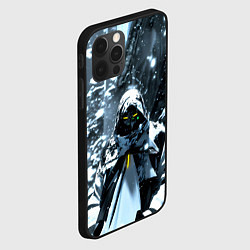 Чехол для iPhone 12 Pro Max Ассасин киберпанк, цвет: 3D-черный — фото 2