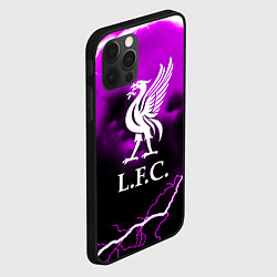 Чехол для iPhone 12 Pro Max Liverpool неоновый шторм, цвет: 3D-черный — фото 2