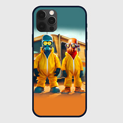 Чехол для iPhone 12 Pro Max Zoidberg and Bender - Breaking bad soap opera, цвет: 3D-черный