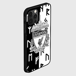 Чехол для iPhone 12 Pro Max Liverpool символы текстура, цвет: 3D-черный — фото 2