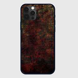 Чехол iPhone 12 Pro Max Абстракция - wall in red rust
