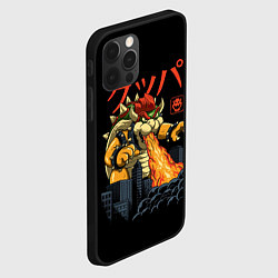 Чехол для iPhone 12 Pro Max Марио Боузер, цвет: 3D-черный — фото 2