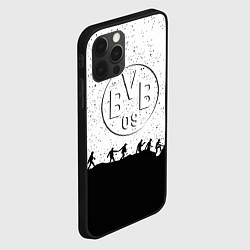 Чехол для iPhone 12 Pro Max Borussia спорт лого люди, цвет: 3D-черный — фото 2