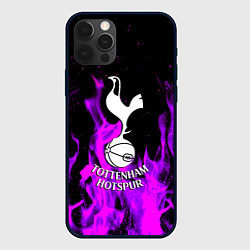 Чехол для iPhone 12 Pro Max Тоттенхэм неоновый огонь, цвет: 3D-черный