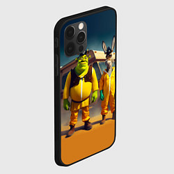 Чехол для iPhone 12 Pro Max Шрек и Данки пустились во все тяжкие, цвет: 3D-черный — фото 2