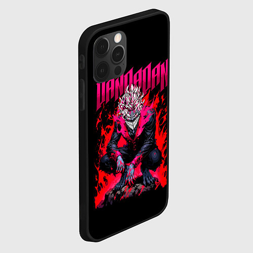 Чехол iPhone 12 Pro Max Дандадан, Окарун / 3D-Черный – фото 2