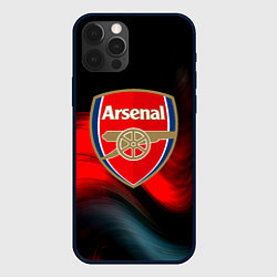 Чехол для iPhone 12 Pro Max Арсенал абстракция аолна, цвет: 3D-черный