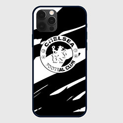 Чехол для iPhone 12 Pro Max Челси геометрия полсоы, цвет: 3D-черный