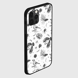 Чехол для iPhone 12 Pro Max Сойка в Бузулукском бору, цвет: 3D-черный — фото 2