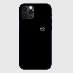 Чехол для iPhone 12 Pro Max Motocross mountains, цвет: 3D-черный