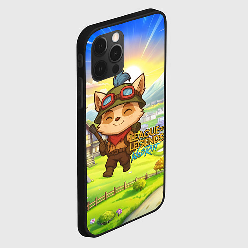 Чехол iPhone 12 Pro Max League of legends Тимо / 3D-Черный – фото 2