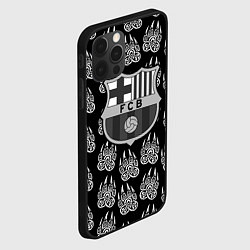 Чехол для iPhone 12 Pro Max Barcelona лапы лес, цвет: 3D-черный — фото 2
