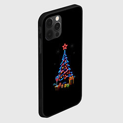 Чехол для iPhone 12 Pro Max New year, цвет: 3D-черный — фото 2