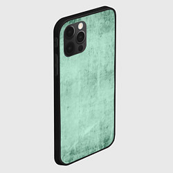 Чехол для iPhone 12 Pro Max Текстура зелёный бетон, цвет: 3D-черный — фото 2