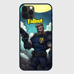 Чехол для iPhone 12 Pro Max Fallout седьмой, цвет: 3D-черный