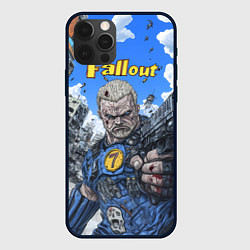Чехол для iPhone 12 Pro Max Fallout брутальный седьмой, цвет: 3D-черный