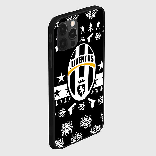 Чехол iPhone 12 Pro Max Juventus cs go winter / 3D-Черный – фото 2
