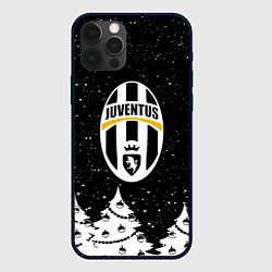 Чехол для iPhone 12 Pro Max Ювентус новый год, цвет: 3D-черный
