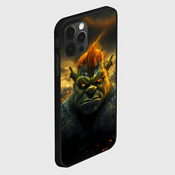 Чехол для iPhone 12 Pro Max Шрек после взрыва, цвет: 3D-черный — фото 2