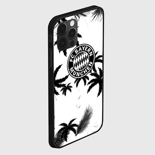 Чехол iPhone 12 Pro Max Бавария Мюнхен тропики / 3D-Черный – фото 2