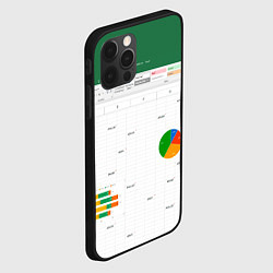 Чехол для iPhone 12 Pro Max Таблица с ошибками - текстура, цвет: 3D-черный — фото 2