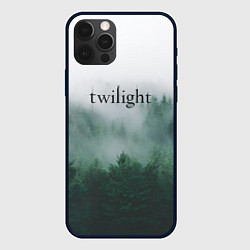 Чехол для iPhone 12 Pro Max Twilight forest, цвет: 3D-черный