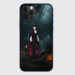 Чехол для iPhone 12 Pro Max Вампир Сон Джин-Ву - Поднятие уровня в одиночку ан, цвет: 3D-черный