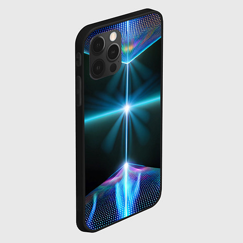 Чехол iPhone 12 Pro Max Выход в космос / 3D-Черный – фото 2