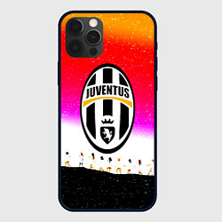 Чехол для iPhone 12 Pro Max Ювентус спорт люди, цвет: 3D-черный