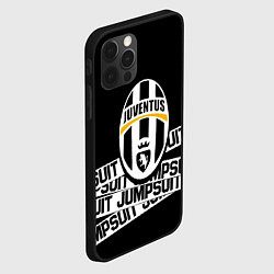 Чехол для iPhone 12 Pro Max Juventus jumsuit line, цвет: 3D-черный — фото 2