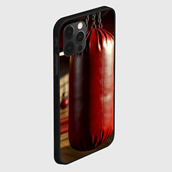 Чехол для iPhone 12 Pro Max Боксёрский мешок в спортзале, цвет: 3D-черный — фото 2