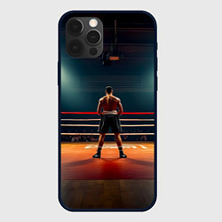 Чехол для iPhone 12 Pro Max Чемпион на ринге, цвет: 3D-черный