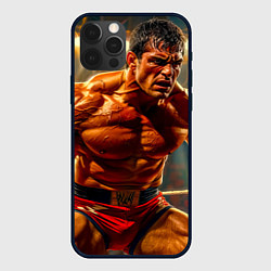Чехол для iPhone 12 Pro Max Титан ринга, цвет: 3D-черный