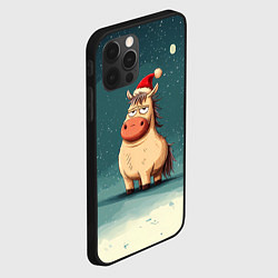 Чехол для iPhone 12 Pro Max Забавная мем - лошадка, цвет: 3D-черный — фото 2