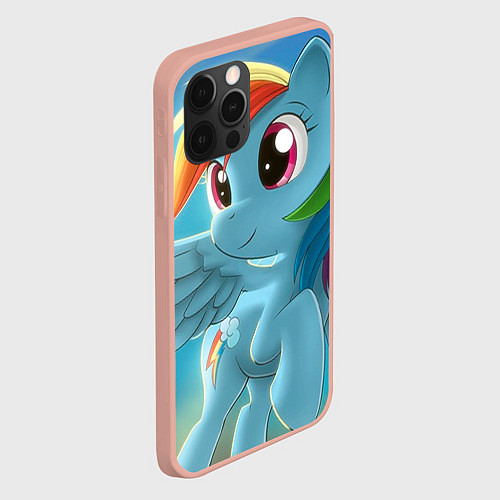 Чехол iPhone 12 Pro Max My littlle pony / 3D-Светло-розовый – фото 2