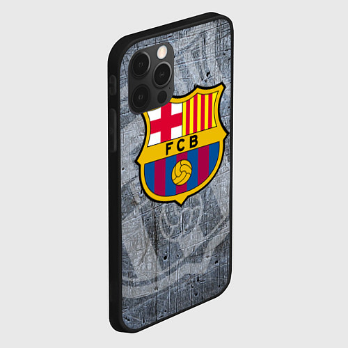 Чехол iPhone 12 Pro Max Barcelona / 3D-Черный – фото 2