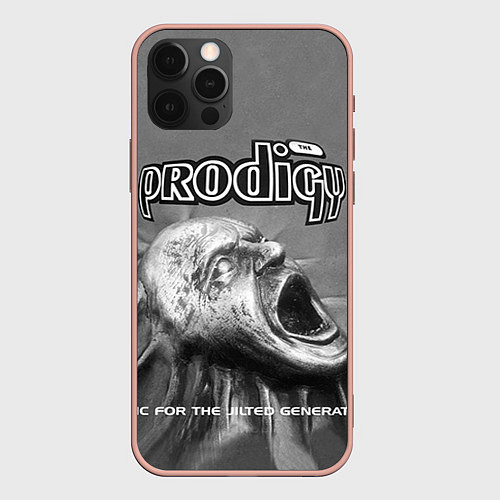 Чехол iPhone 12 Pro Max The Prodigy: Madness / 3D-Светло-розовый – фото 1