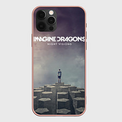 Чехол для iPhone 12 Pro Max Imagine Dragons: Night Visions, цвет: 3D-светло-розовый