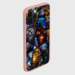 Чехол для iPhone 12 Pro Max Dota 2: All Pick, цвет: 3D-светло-розовый — фото 2