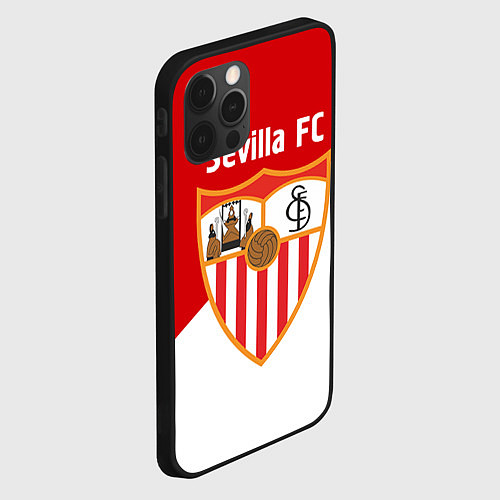 Чехол iPhone 12 Pro Max Sevilla FC / 3D-Черный – фото 2